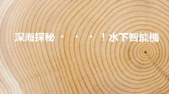 深海探秘！水下智能機(jī)器人200米打撈，揭開海底神秘面紗？